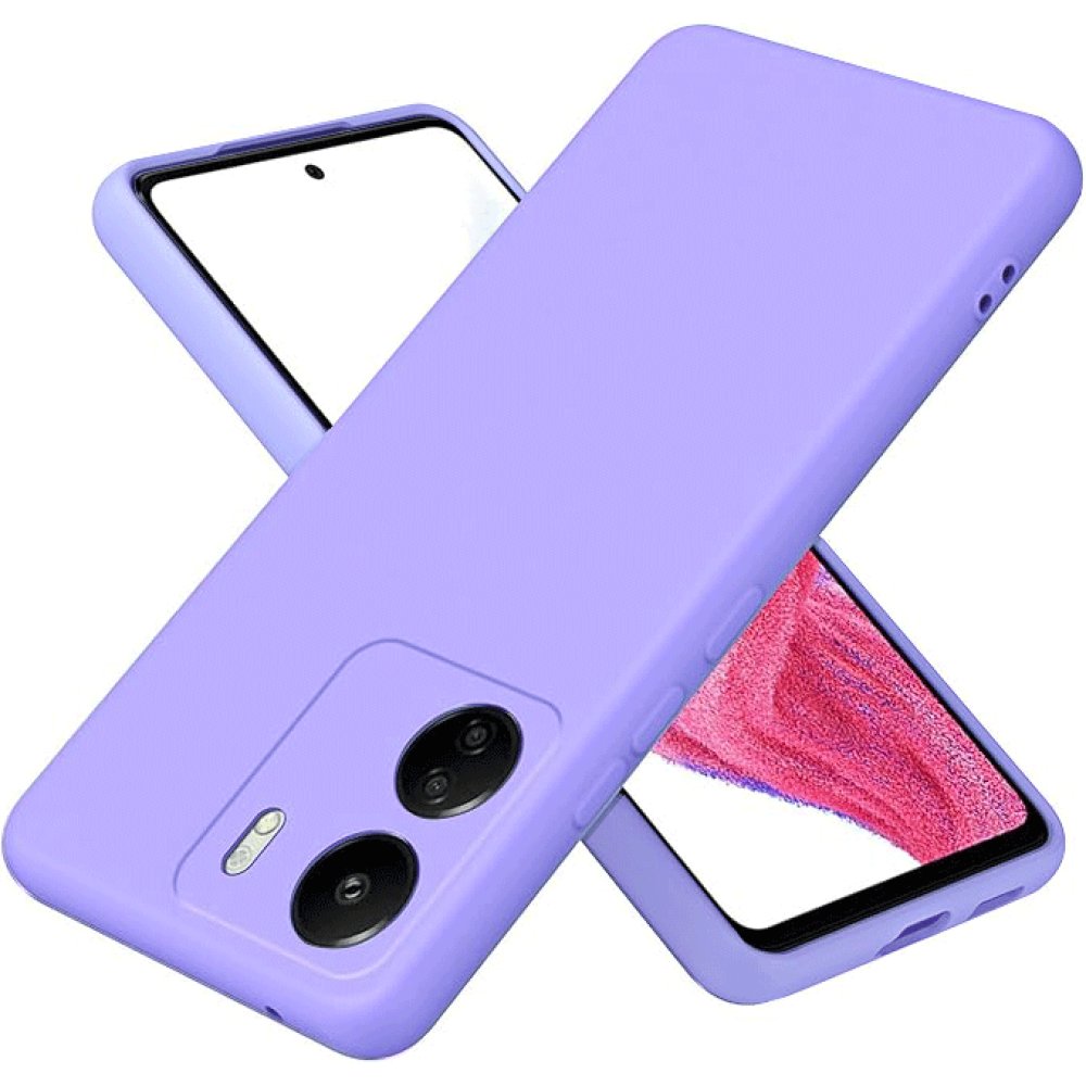 Newface Xiaomi Poco C65 Kılıf First Silikon - Lila