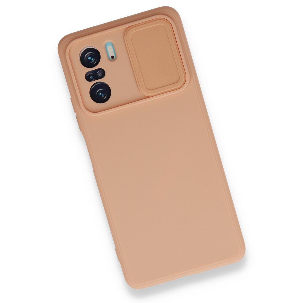 Newface Xiaomi Poco F3 Kılıf Color Lens Silikon - Pudra