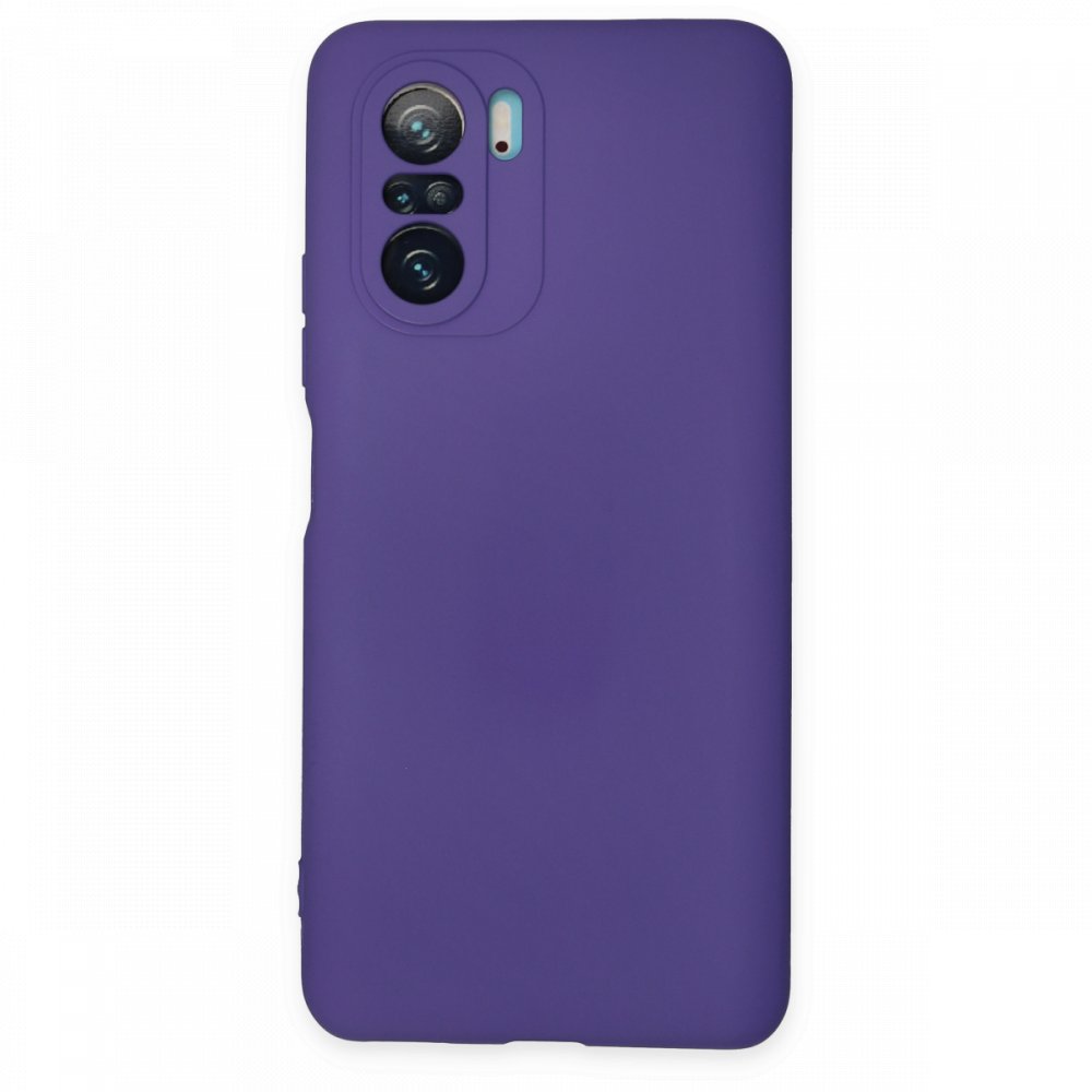 Newface Xiaomi Poco F3 Kılıf Nano içi Kadife Silikon - Mor