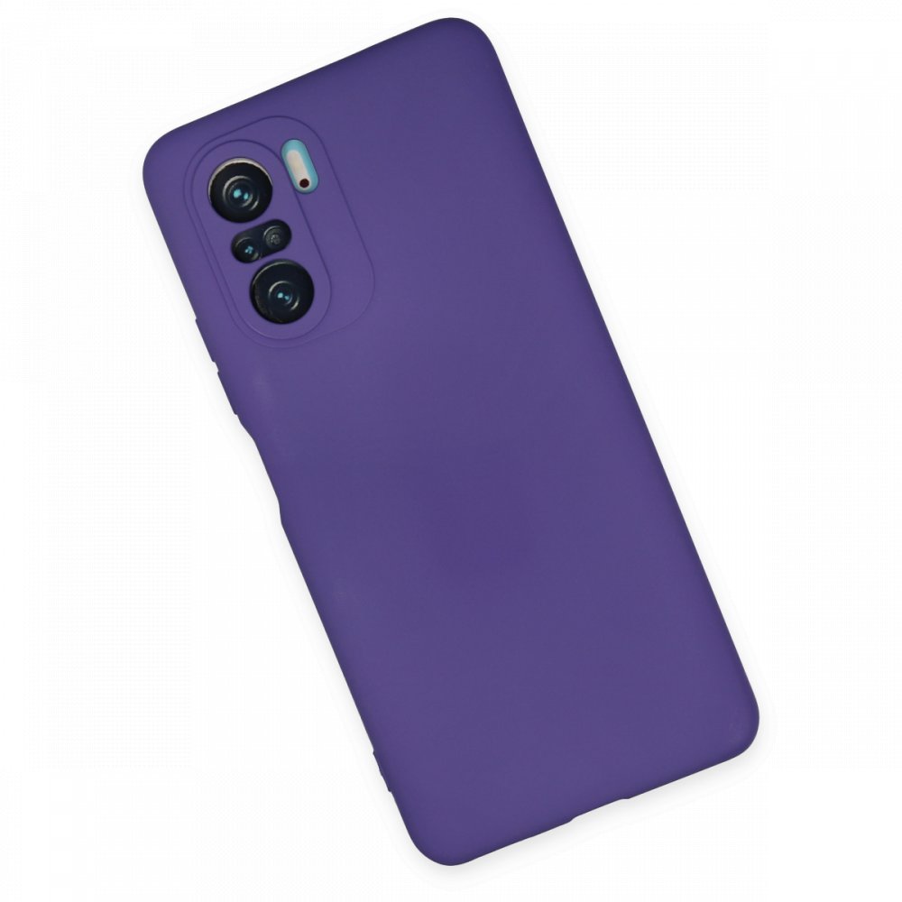 Newface Xiaomi Poco F3 Kılıf Nano içi Kadife Silikon - Mor