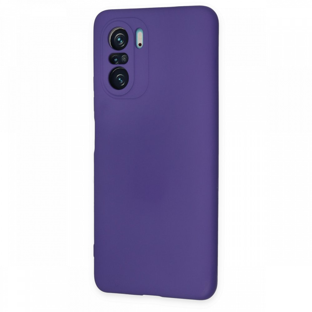 Newface Xiaomi Poco F3 Kılıf Nano içi Kadife Silikon - Mor