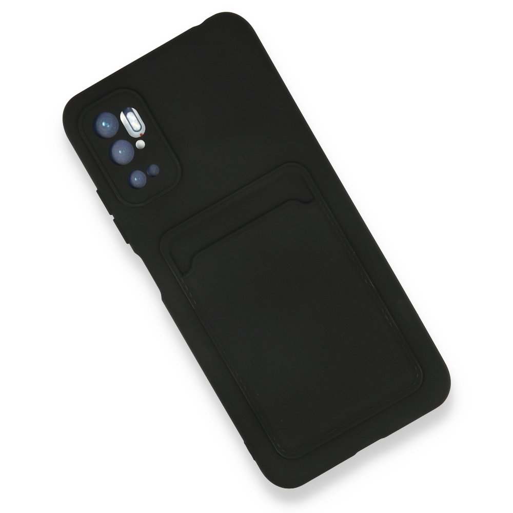 Newface Xiaomi Poco M3 Pro Kılıf Kelvin Kartvizitli Silikon - Siyah