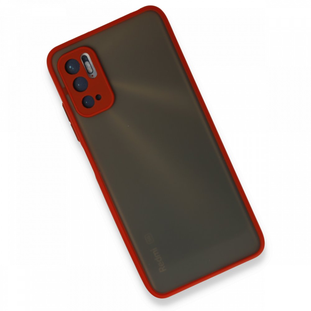 Newface Xiaomi Poco M3 Pro Kılıf Montreal Silikon Kapak - Kırmızı