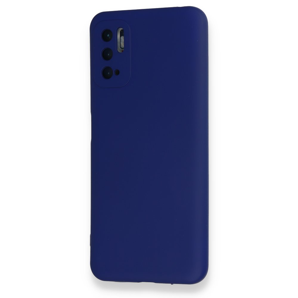 Newface Xiaomi Poco M3 Pro Kılıf Nano içi Kadife  Silikon - Koyu Mavi