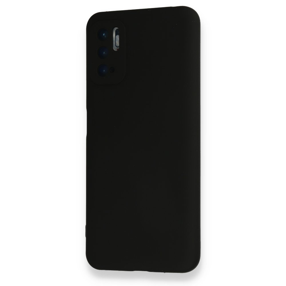 Newface Xiaomi Poco M3 Pro Kılıf Nano içi Kadife Silikon - Siyah