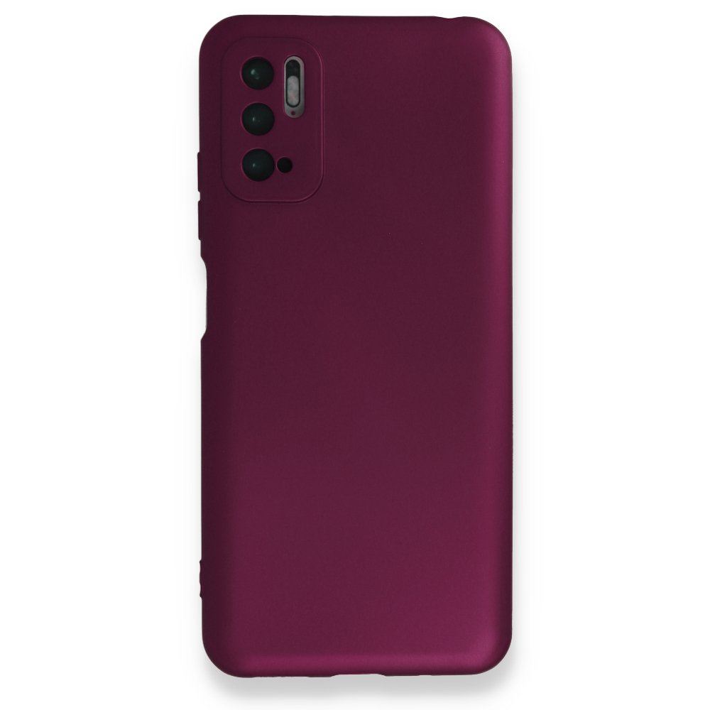 Newface Xiaomi Poco M3 Pro Kılıf First Silikon - Mürdüm