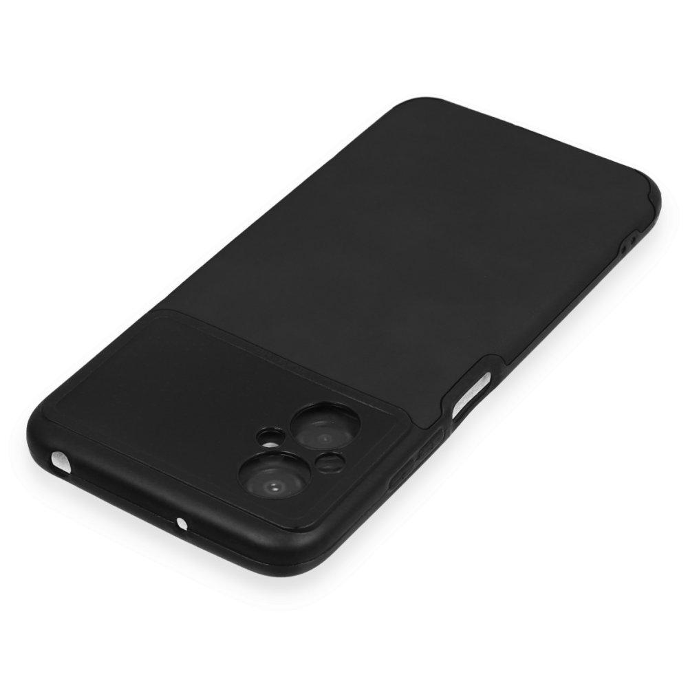 Newface Xiaomi Poco M5 Kılıf Loop Deri Silikon - Siyah