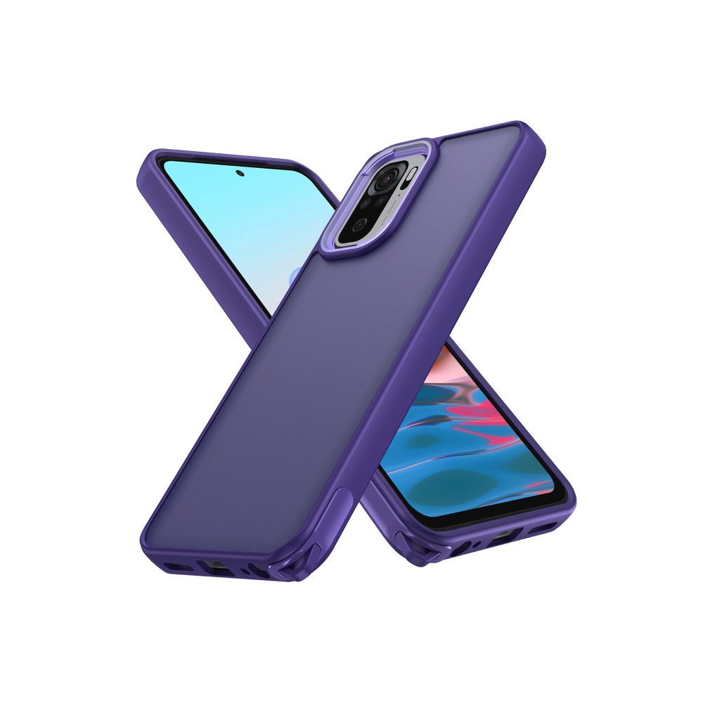 Newface Xiaomi Poco M5s Kılıf Elegant Kapak - Derin Mor