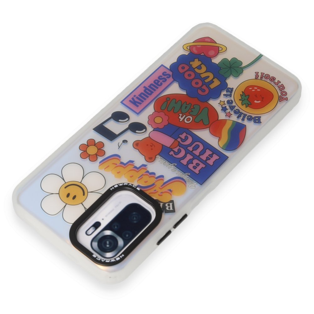 Newface Xiaomi Poco M5s Kılıf Estoril Desenli Kapak - Estoril - 15