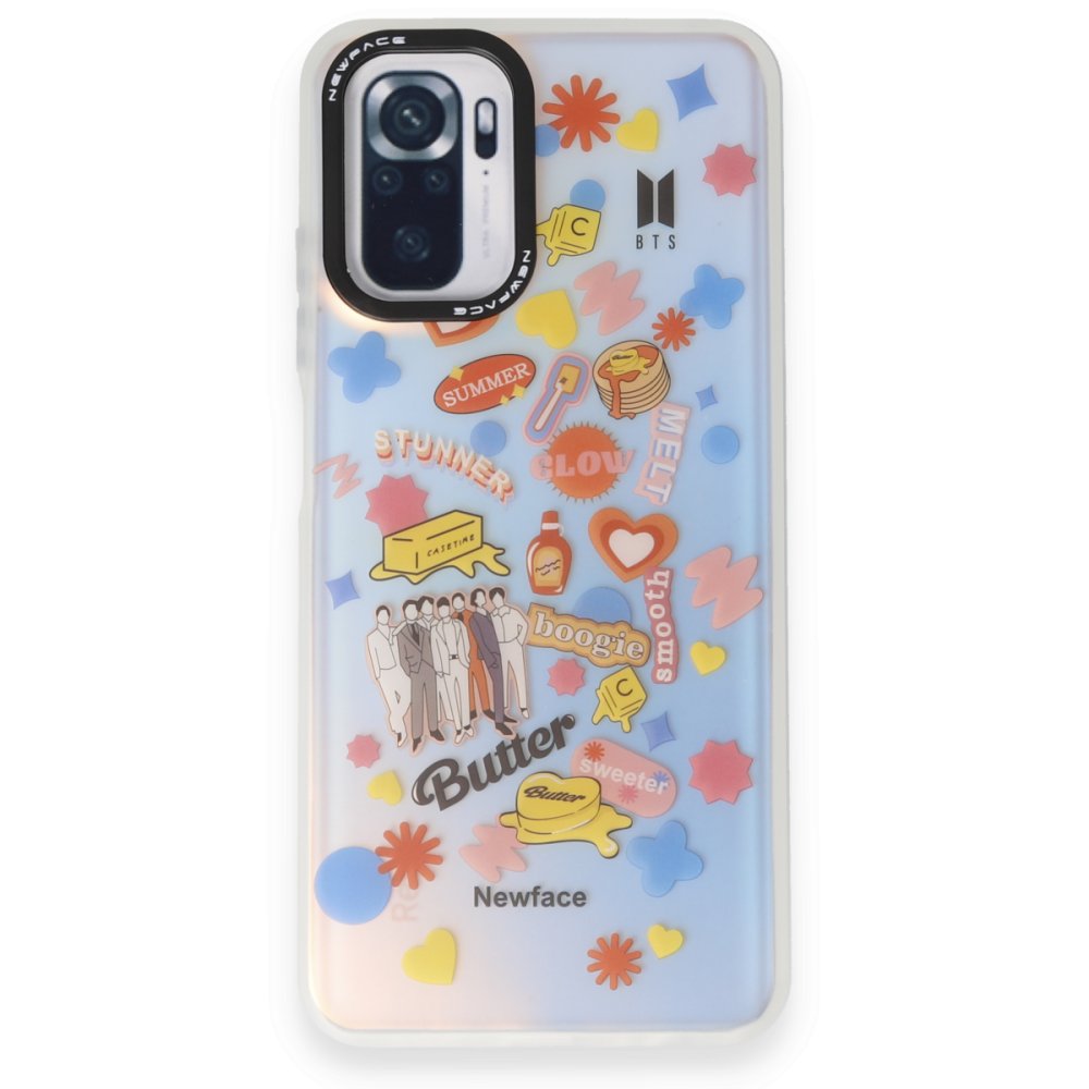 Newface Xiaomi Poco M5s Kılıf Estoril Desenli Kapak - Estoril - 16