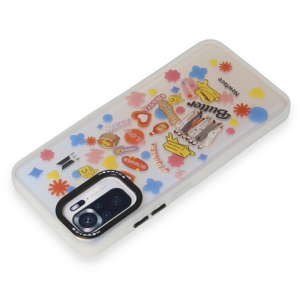 Newface Xiaomi Poco M5s Kılıf Estoril Desenli Kapak - Estoril - 16