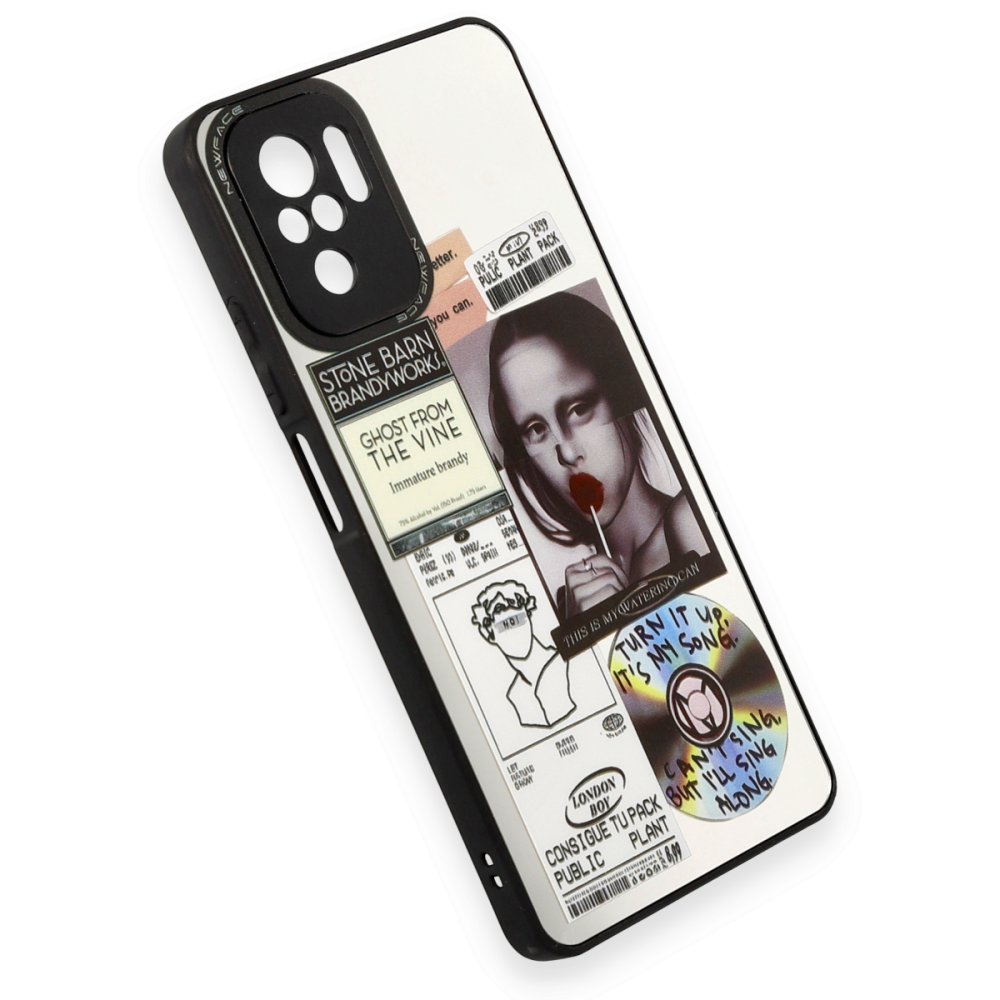 Newface Xiaomi Poco M5s Kılıf Mirror Desenli Kapak - Mirror - 2
