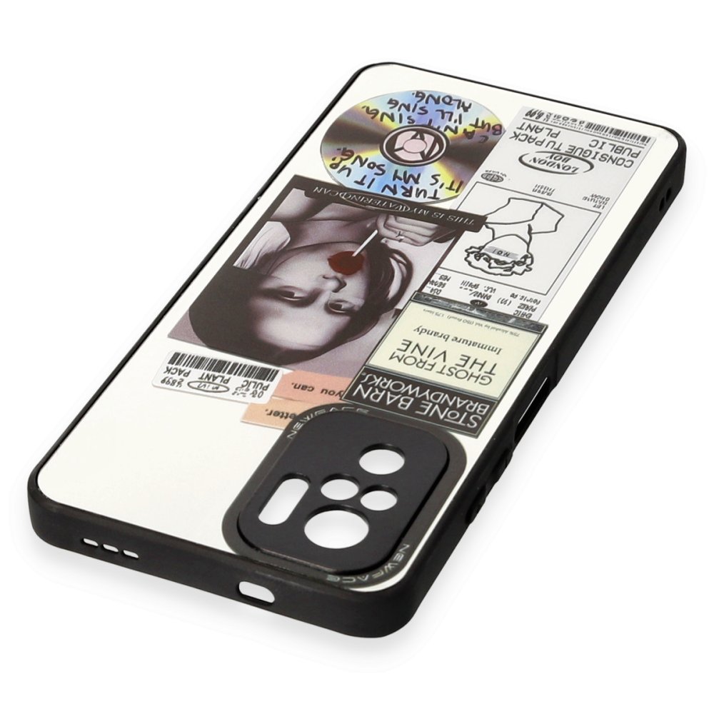 Newface Xiaomi Poco M5s Kılıf Mirror Desenli Kapak - Mirror - 2
