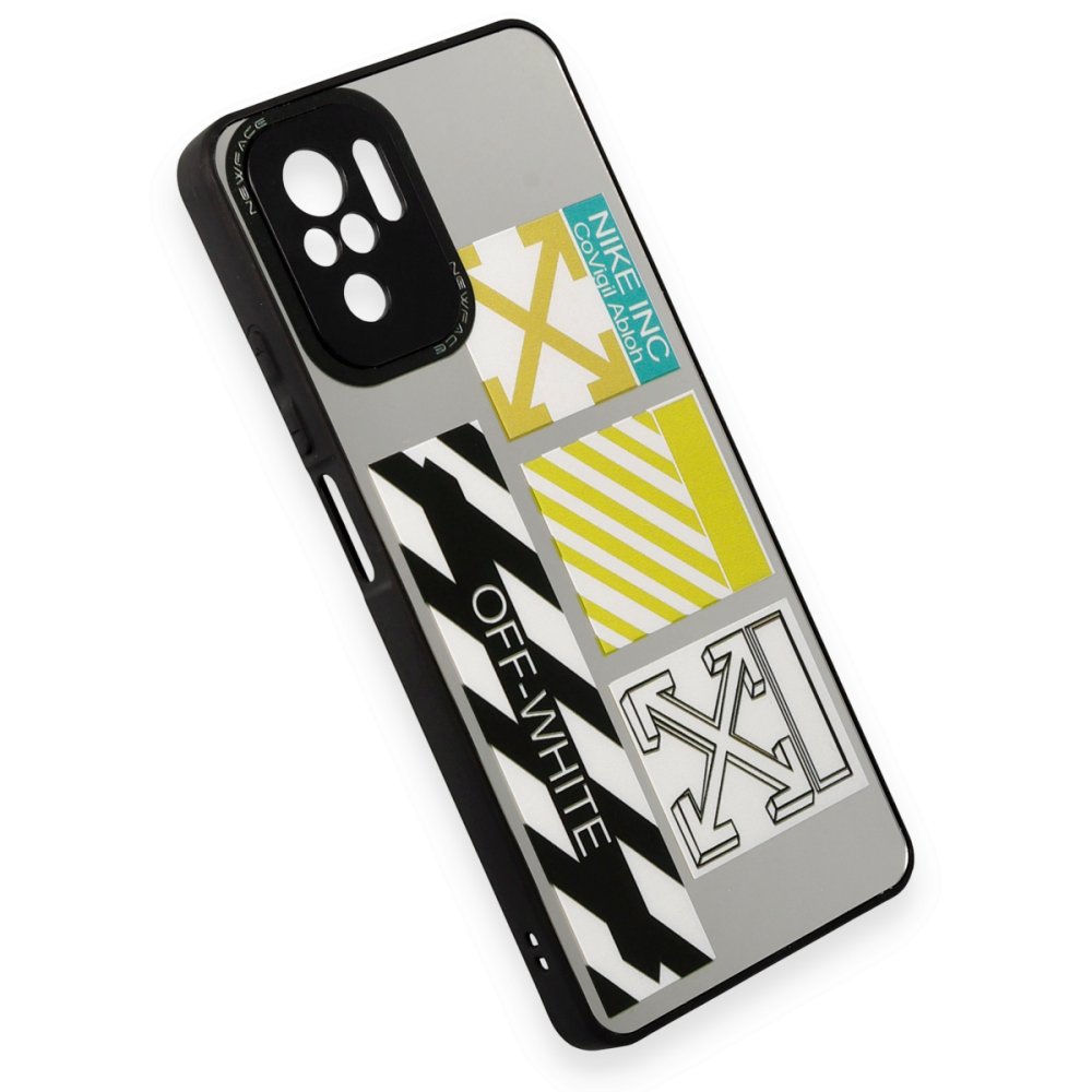 Newface Xiaomi Poco M5s Kılıf Mirror Desenli Kapak - Mirror - 6