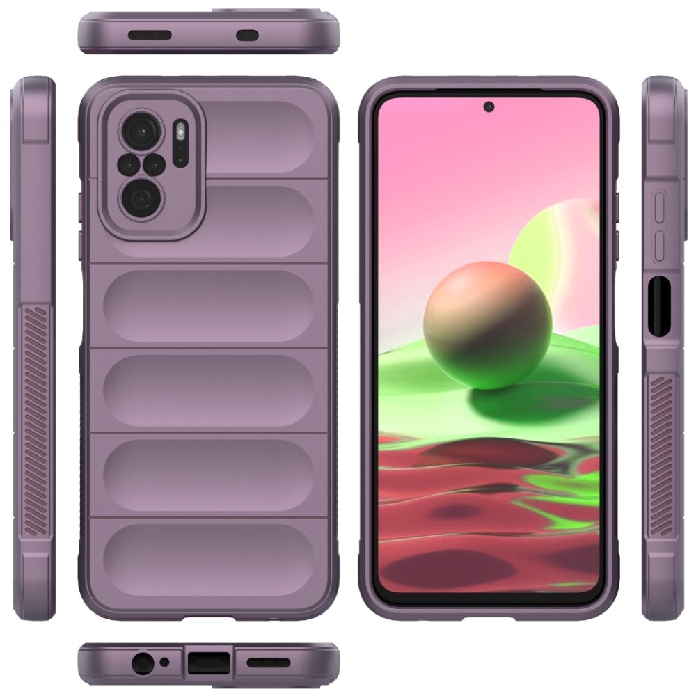 Newface Xiaomi Poco M5s Kılıf Optimum Silikon - Mor