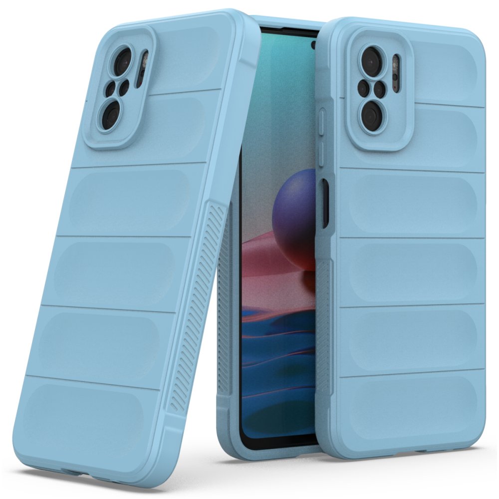 Newface Xiaomi Poco M5s Kılıf Optimum Silikon - Sky Blue