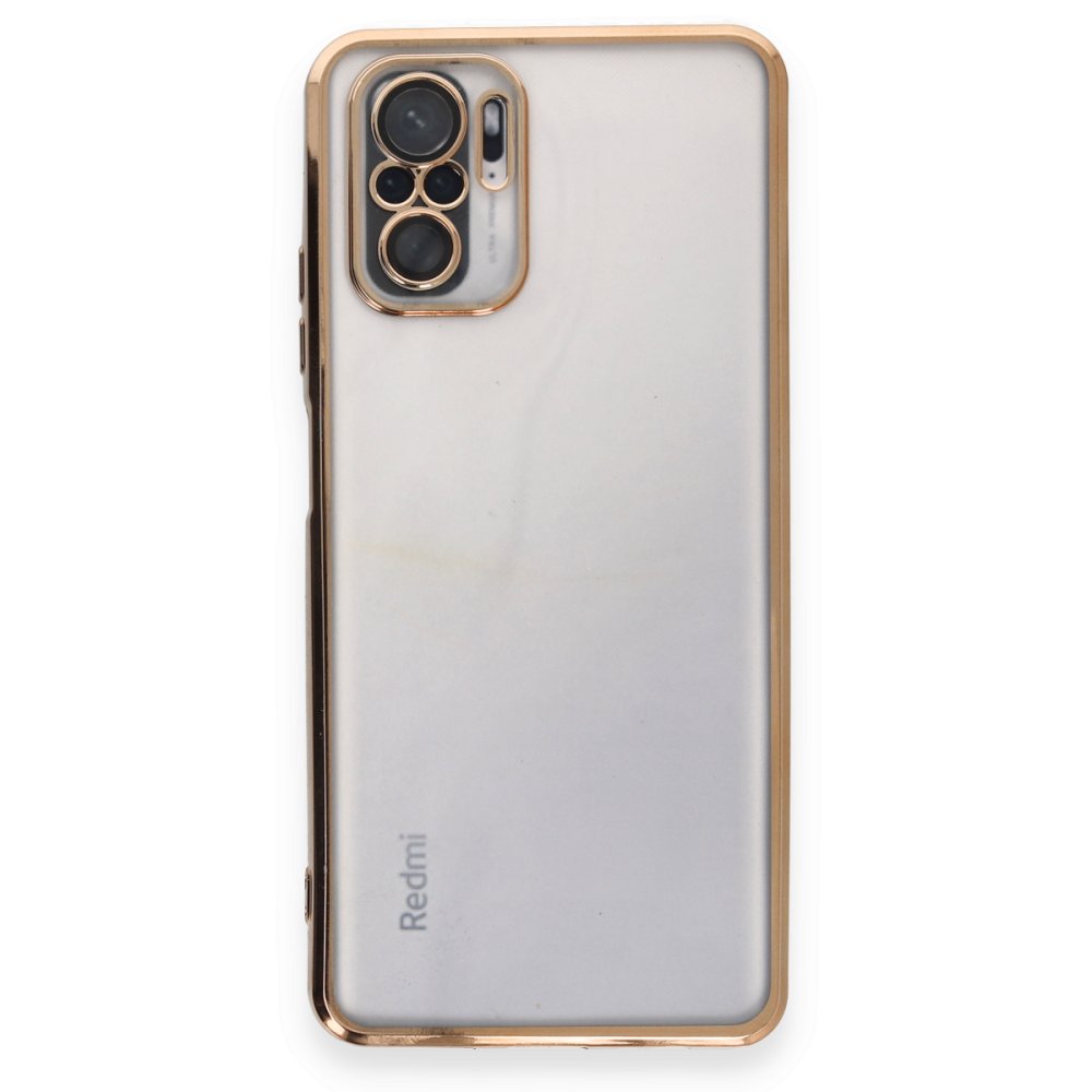 Newface Xiaomi Poco M5s Kılıf Razer Lensli Silikon - Gold