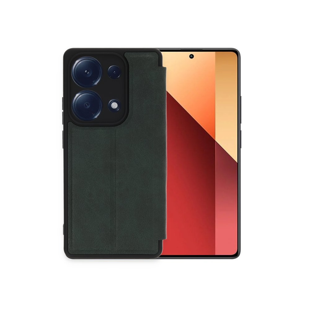 Newface Xiaomi Poco M6 Pro 4G Kılıf Flip Cover - Koyu Yeşil