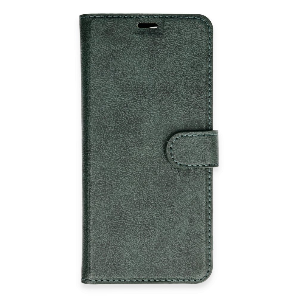 Newface Xiaomi Poco M6 Pro 4G Kılıf Trend S Plus Kapaklı Kılıf - Yeşil