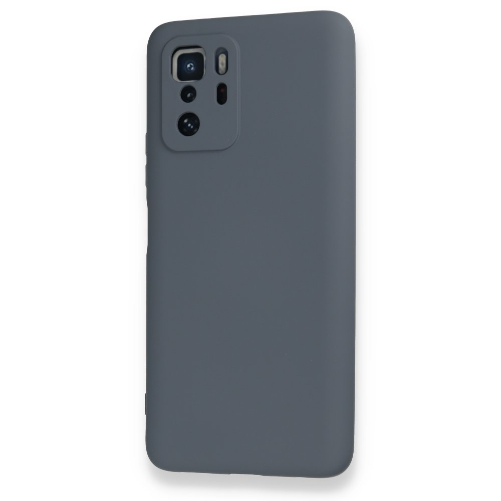 Newface Xiaomi Poco X3 GT Kılıf Nano içi Kadife Silikon - Gri