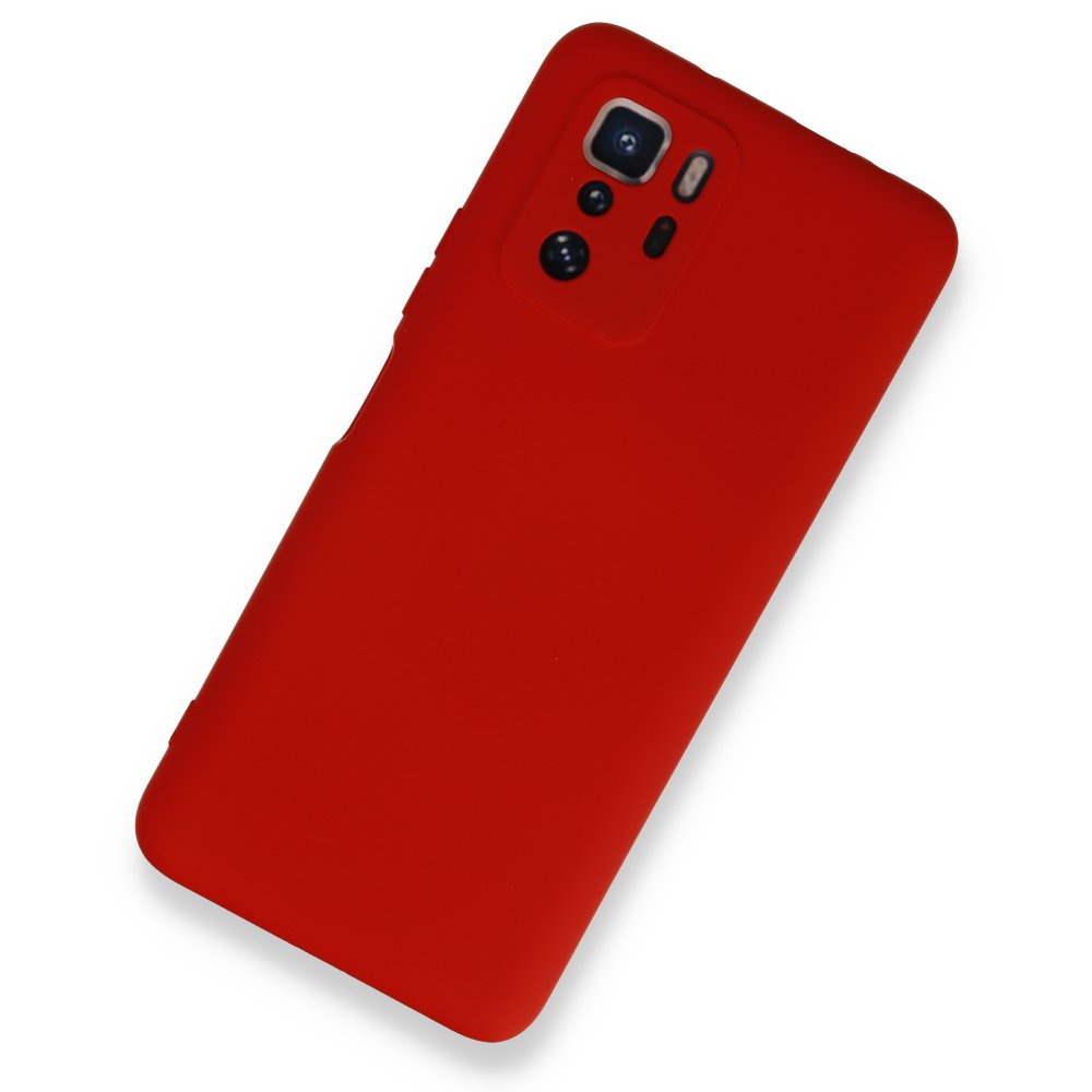 Newface Xiaomi Poco X3 GT Kılıf Nano içi Kadife  Silikon - Kırmızı