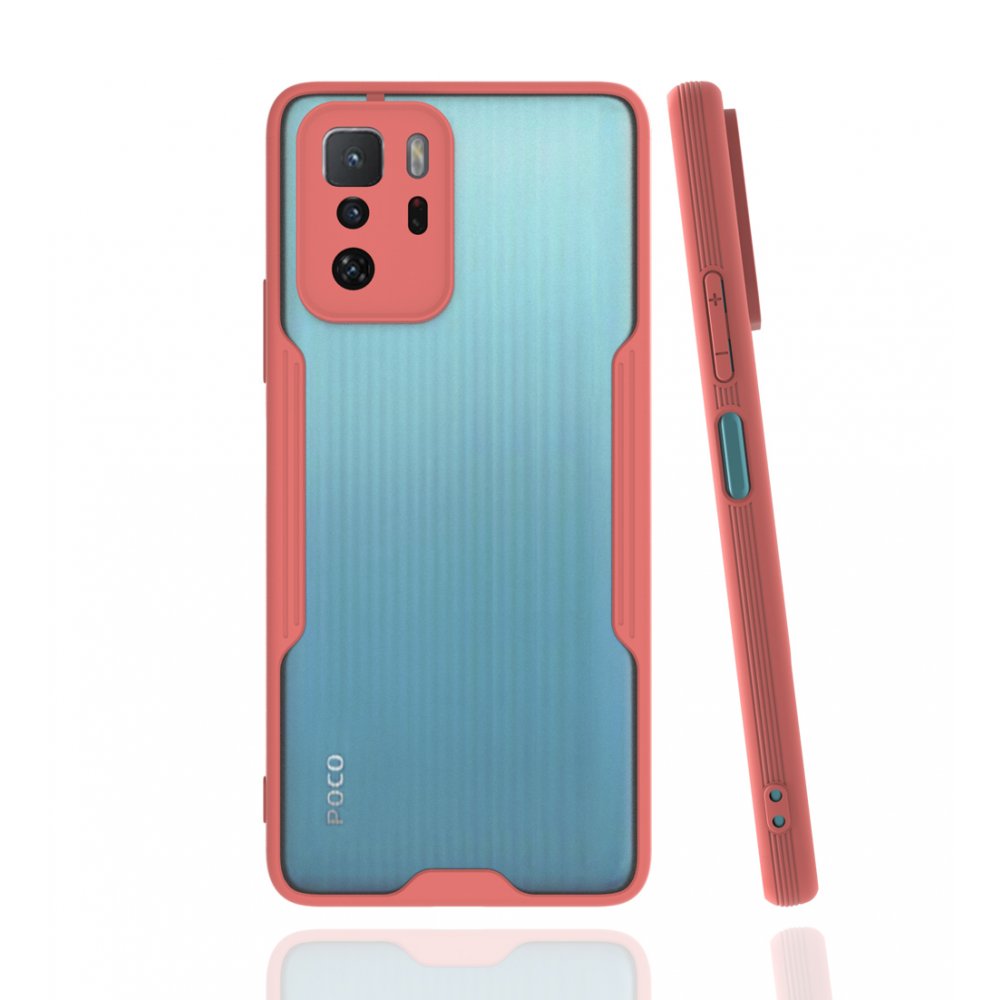 Newface Xiaomi Poco X3 GT Kılıf Platin Silikon - Pembe