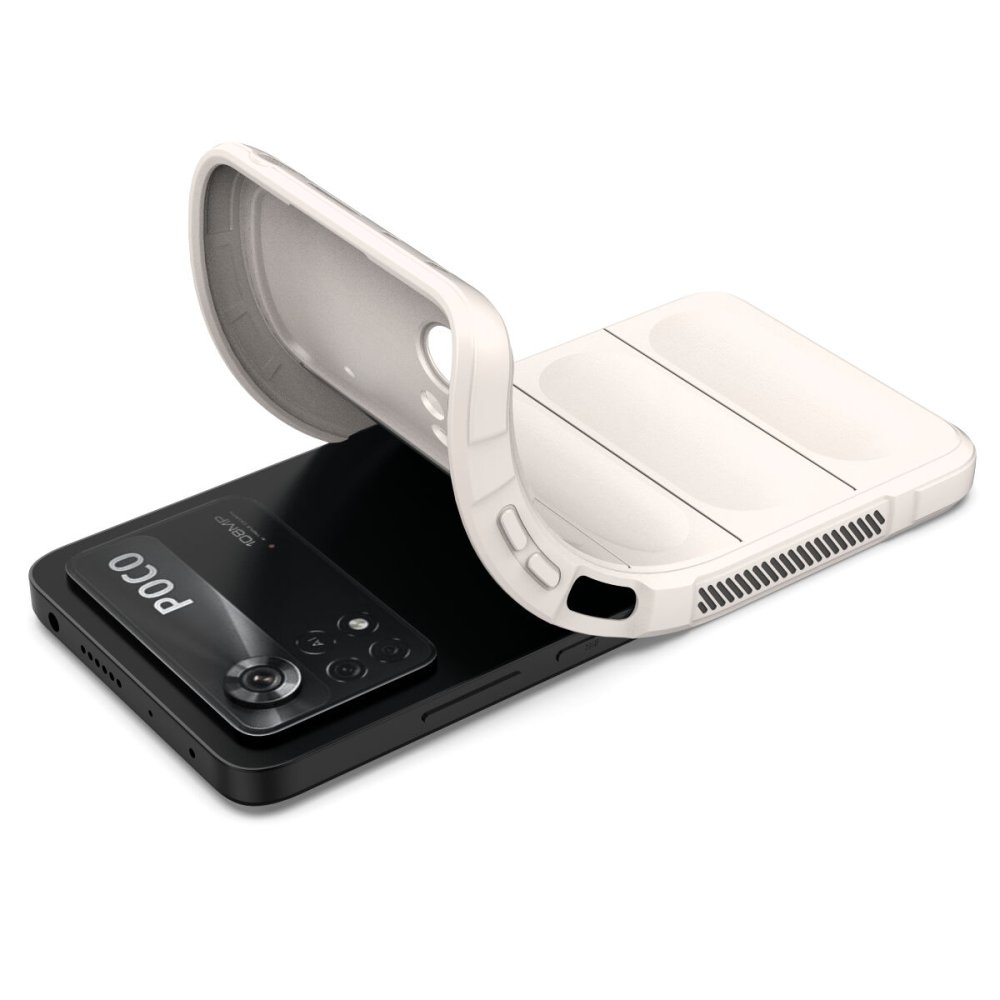 Newface Xiaomi Poco X4 Pro 5G Kılıf Optimum Silikon - Krem