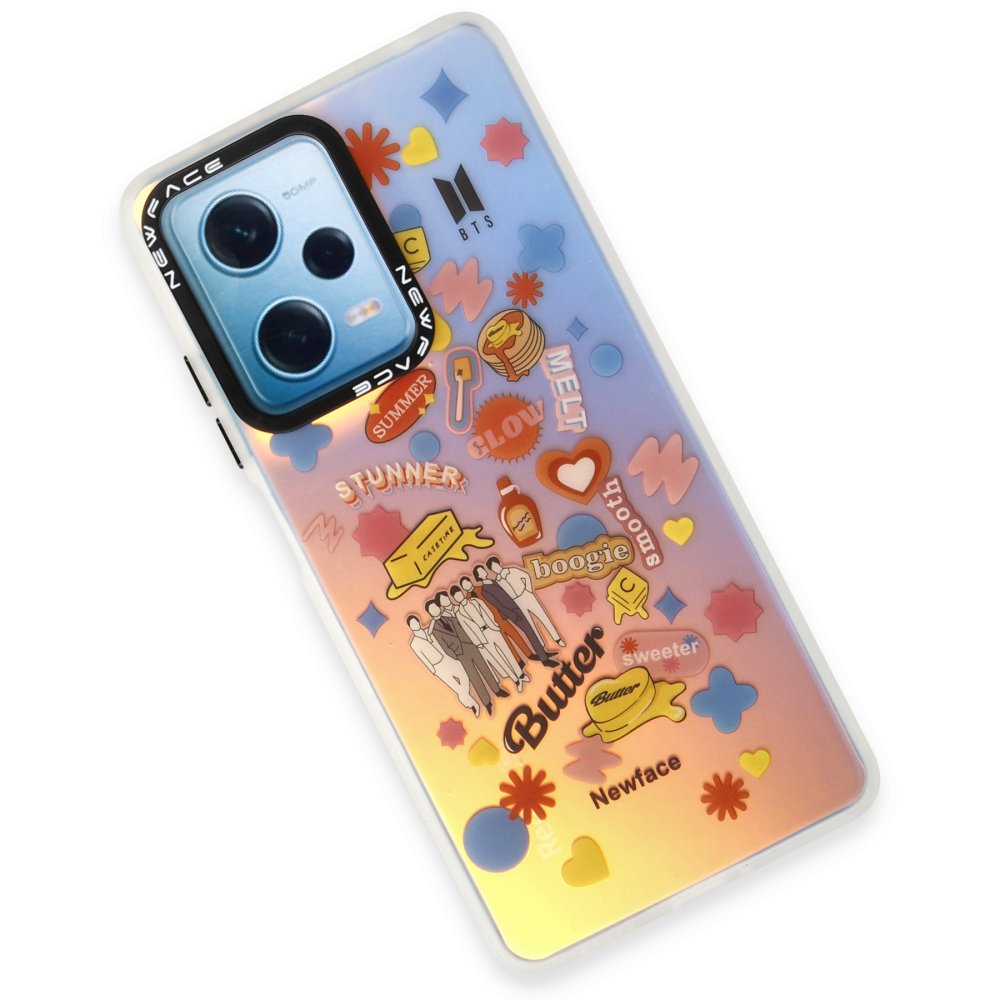 Newface Xiaomi Poco X5 5G Kılıf Estoril Desenli Kapak - Estoril - 16