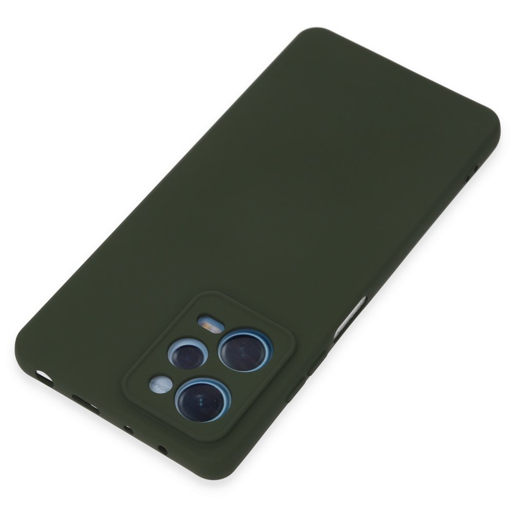 Newface Xiaomi Poco X5 5G Kılıf Nano içi Kadife Silikon - Koyu Yeşil