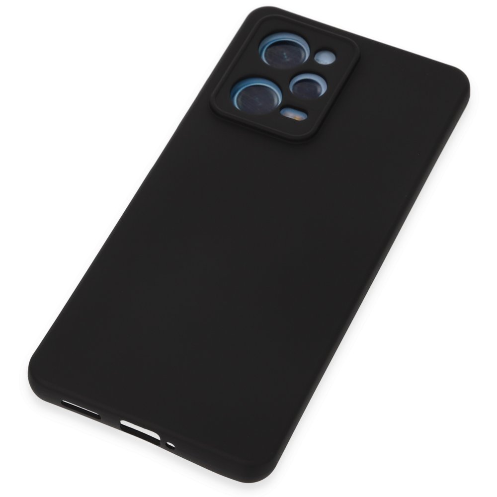 Newface Xiaomi Poco X5 5G Kılıf Nano içi Kadife Silikon - Siyah