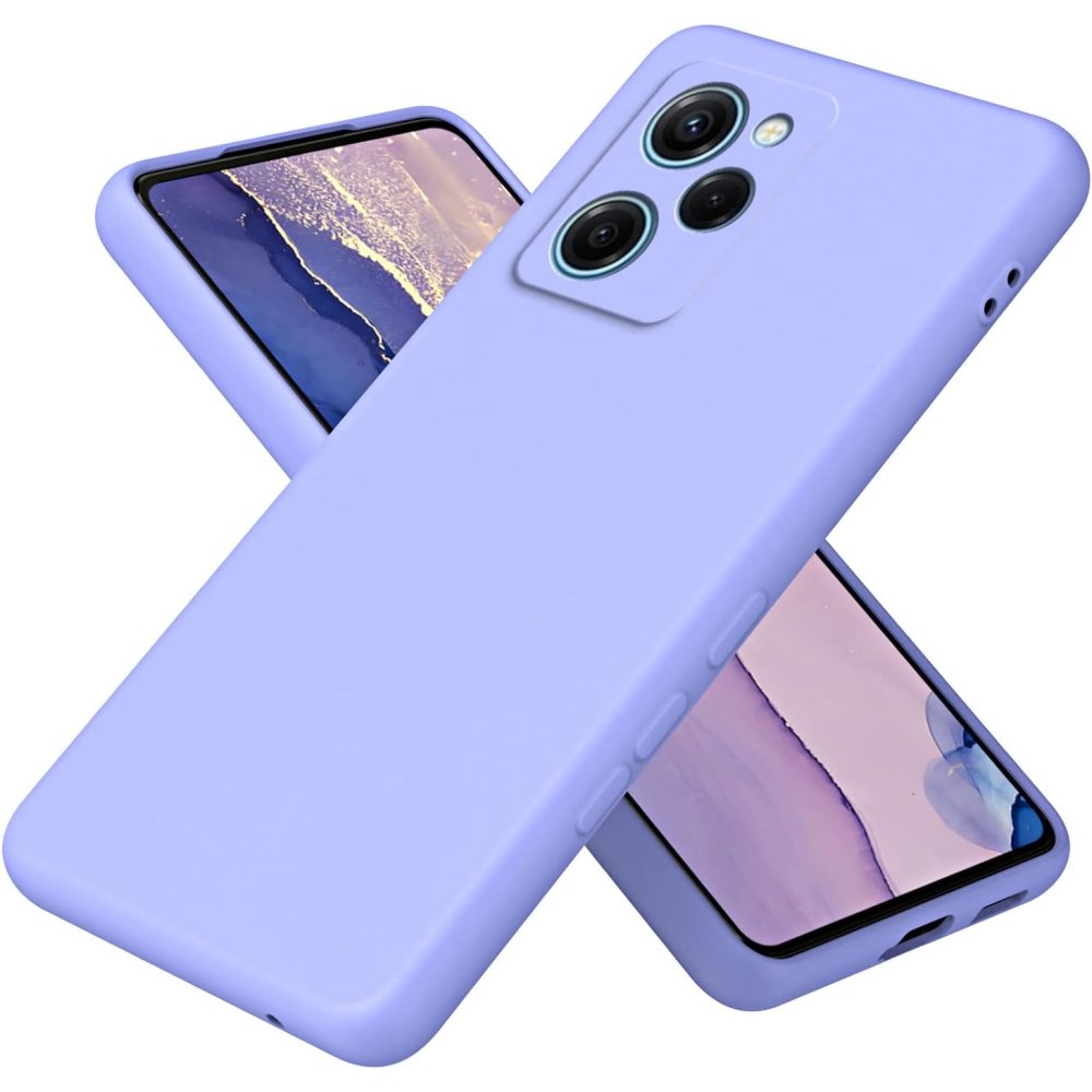 Newface Xiaomi Poco X5 Pro 5G Kılıf Nano içi Kadife Silikon - Lila