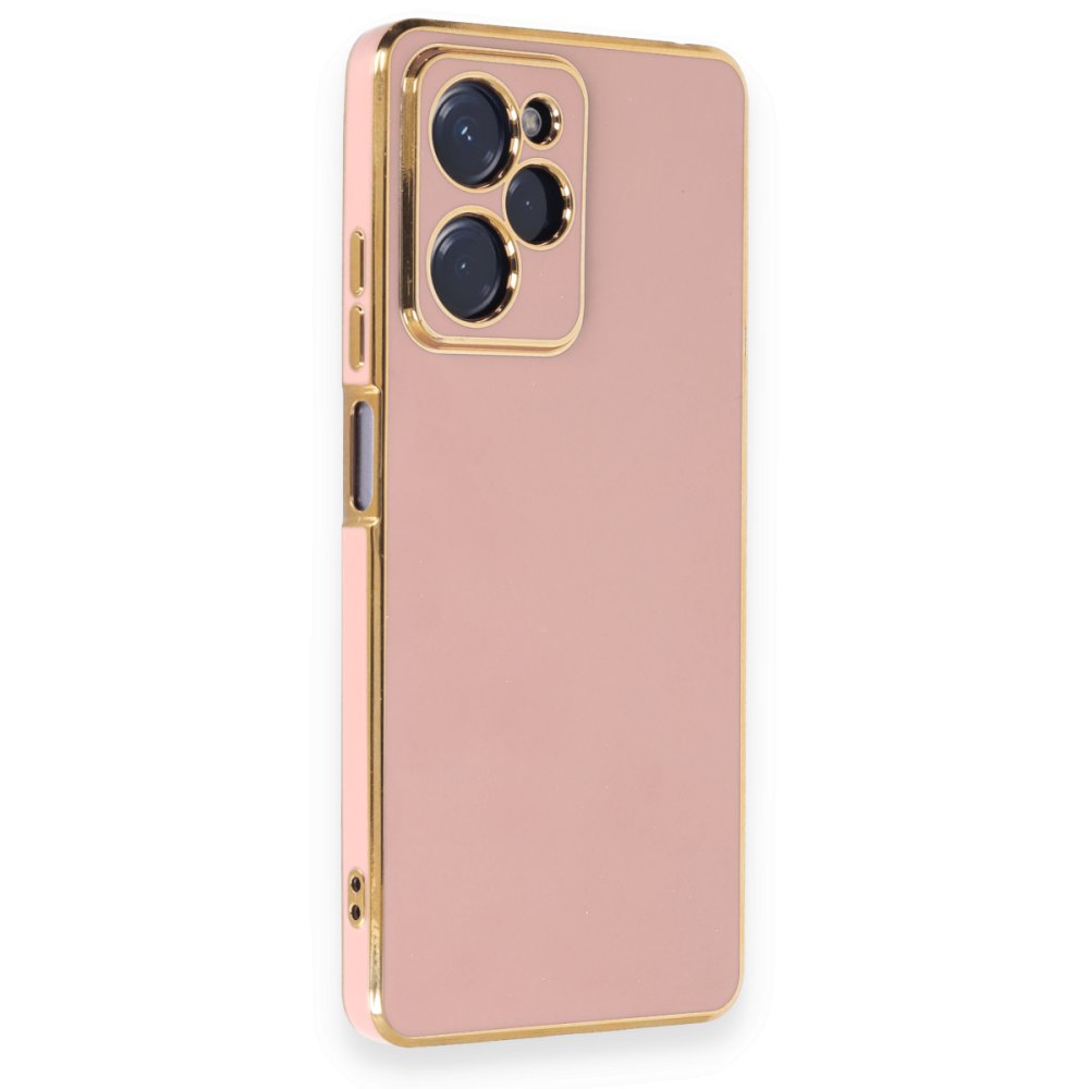 Newface Xiaomi Poco X5 Pro 5G Kılıf Volet Silikon - Pembe