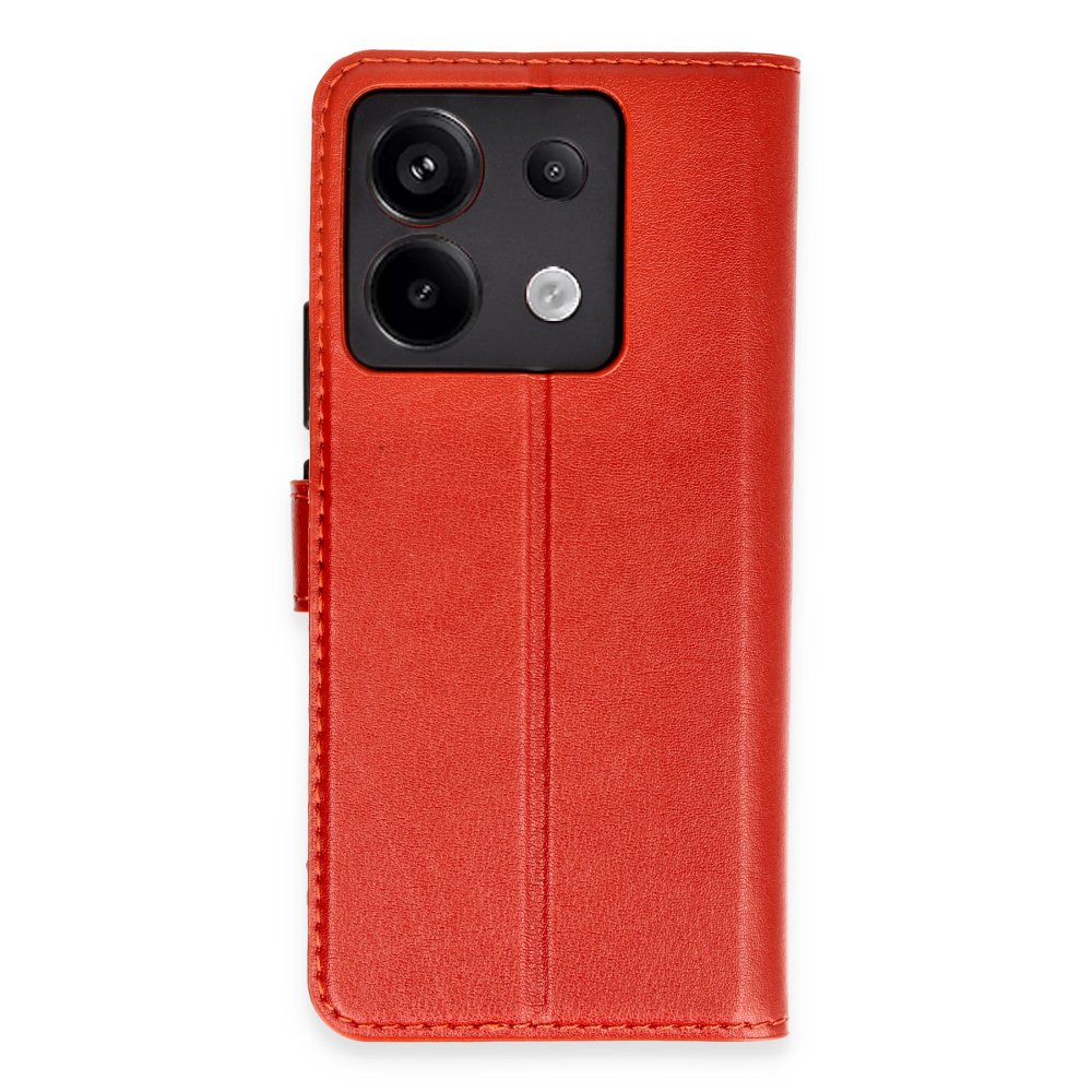 Newface Xiaomi Poco X6 Kılıf Trend S Plus Kapaklı Kılıf - Kırmızı