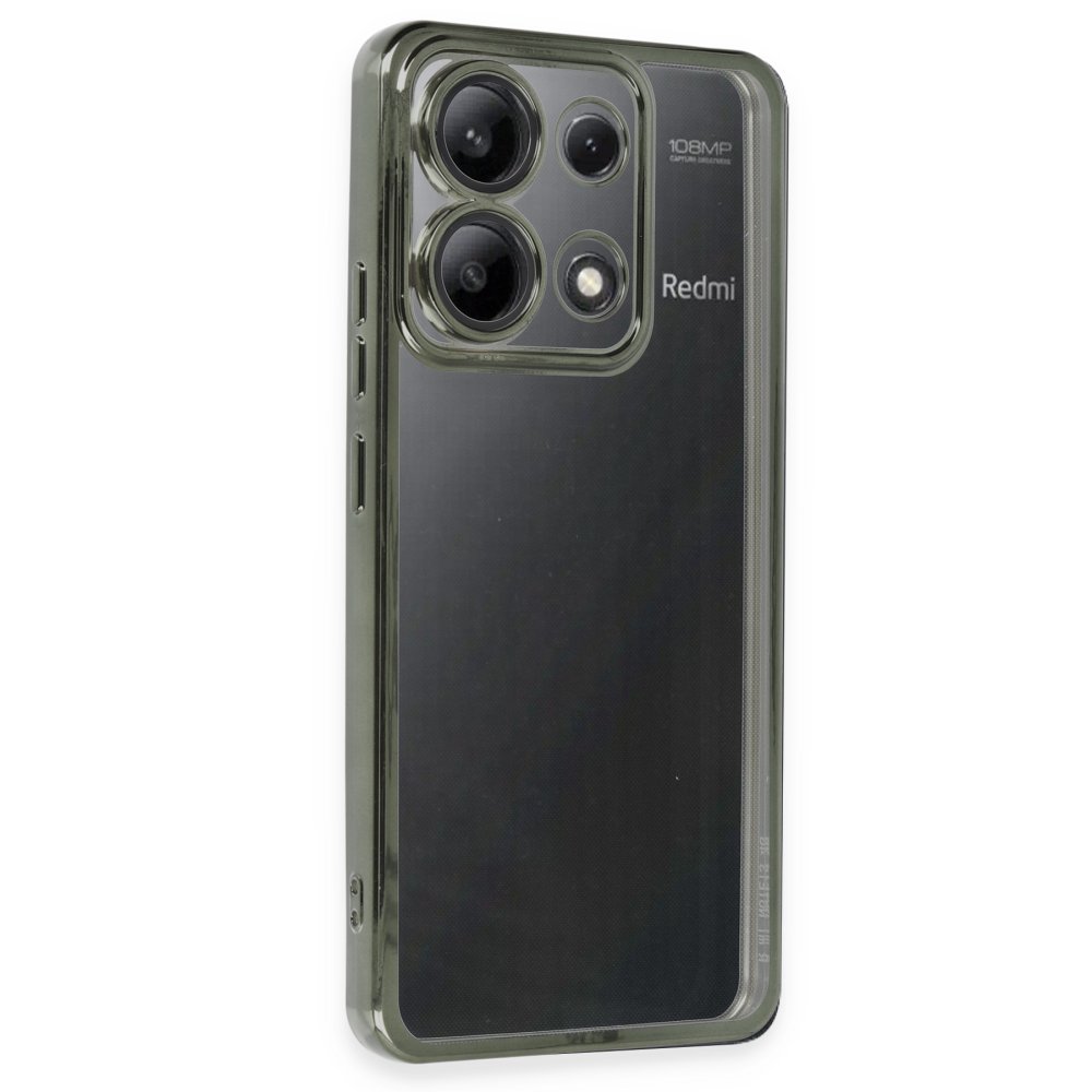 Newface Xiaomi Poco X6 Pro Kılıf Razer Lensli Silikon - Yeşil