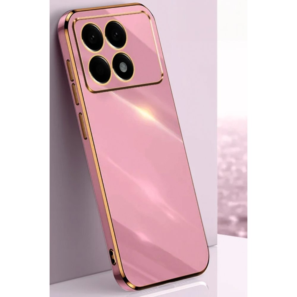 Newface Xiaomi Poco X6 Pro Kılıf Volet Silikon - Mor