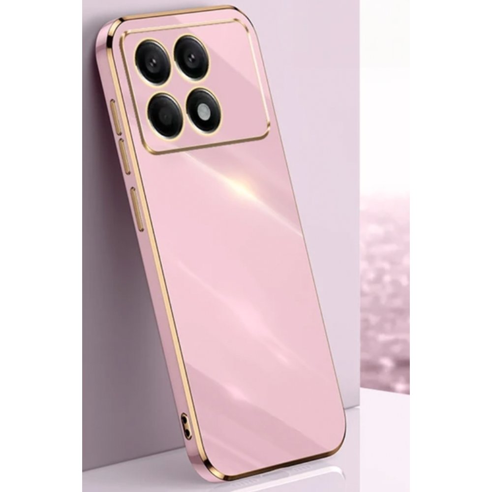 Newface Xiaomi Poco X6 Pro Kılıf Volet Silikon - Pembe