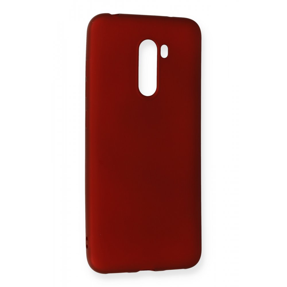 Newface Xiaomi Pocophone F1 Kılıf First Silikon - Bordo