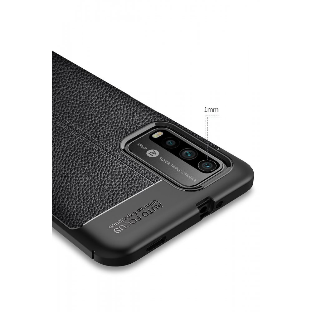 Newface Xiaomi Pocophone M3 Kılıf Auto Focus Kapak - Lacivert