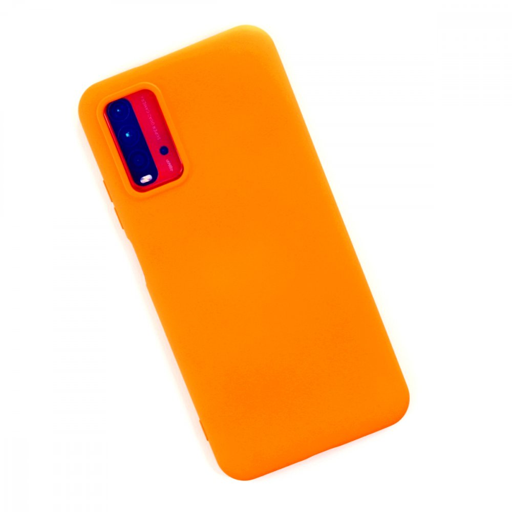Newface Xiaomi Pocophone M3 Kılıf Nano içi Kadife Silikon - Turuncu