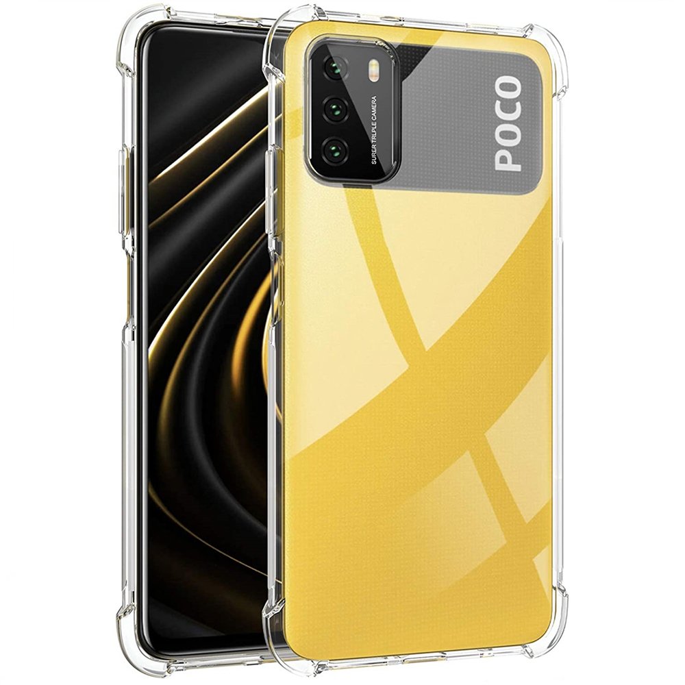 Newface Xiaomi Pocophone M3 Kılıf Olex Tpu Silikon - Şeffaf