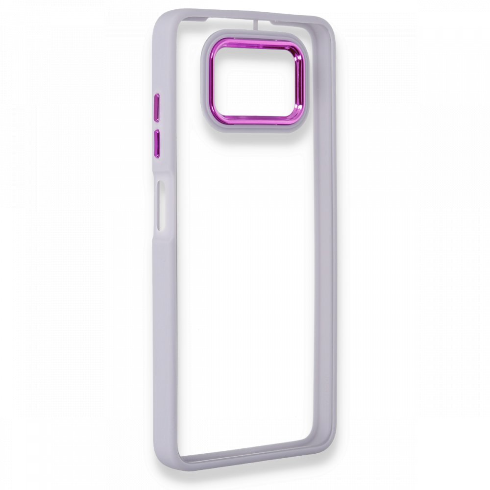 Newface Xiaomi Pocophone X3 Kılıf Dora Kapak - Lila