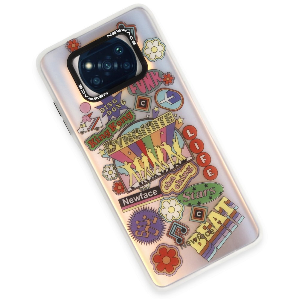 Newface Xiaomi Pocophone X3 Kılıf Estoril Desenli Kapak - Estoril - 14