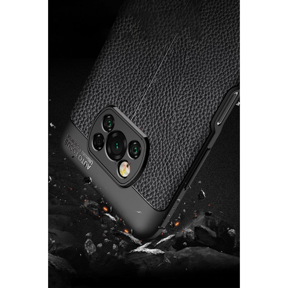 Newface Xiaomi Pocophone X3 Kılıf Auto Focus Kapak - Lacivert