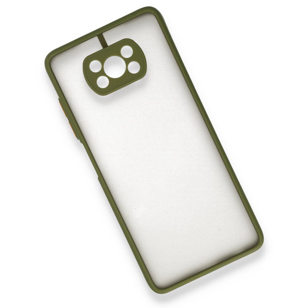 Newface Xiaomi Pocophone X3 Pro Kılıf Montreal Silikon Kapak - Açık Yeşil