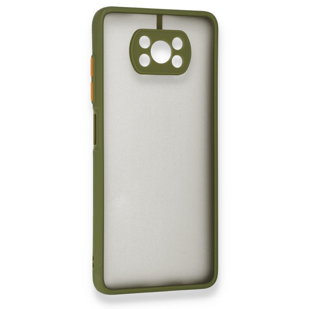 Newface Xiaomi Pocophone X3 Pro Kılıf Montreal Silikon Kapak - Açık Yeşil