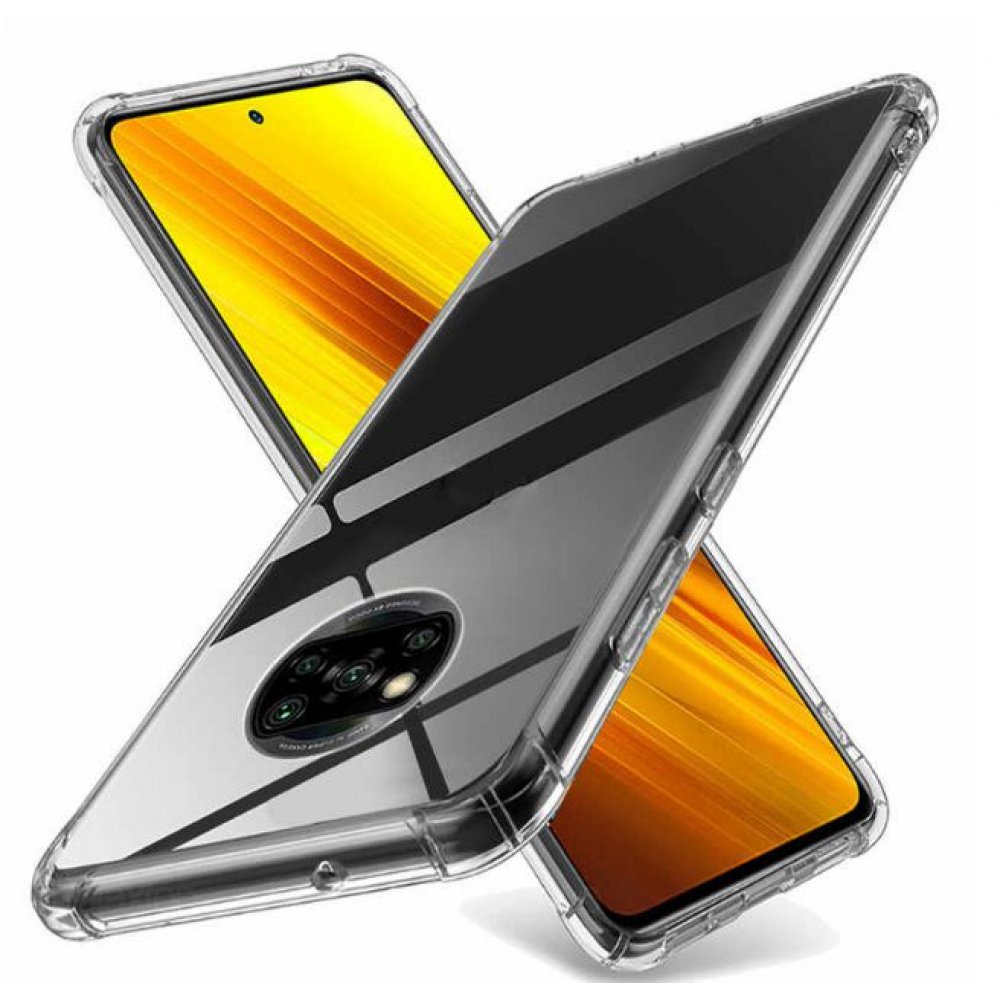 Newface Xiaomi Pocophone X3 Kılıf Olex Tpu Silikon - Şeffaf