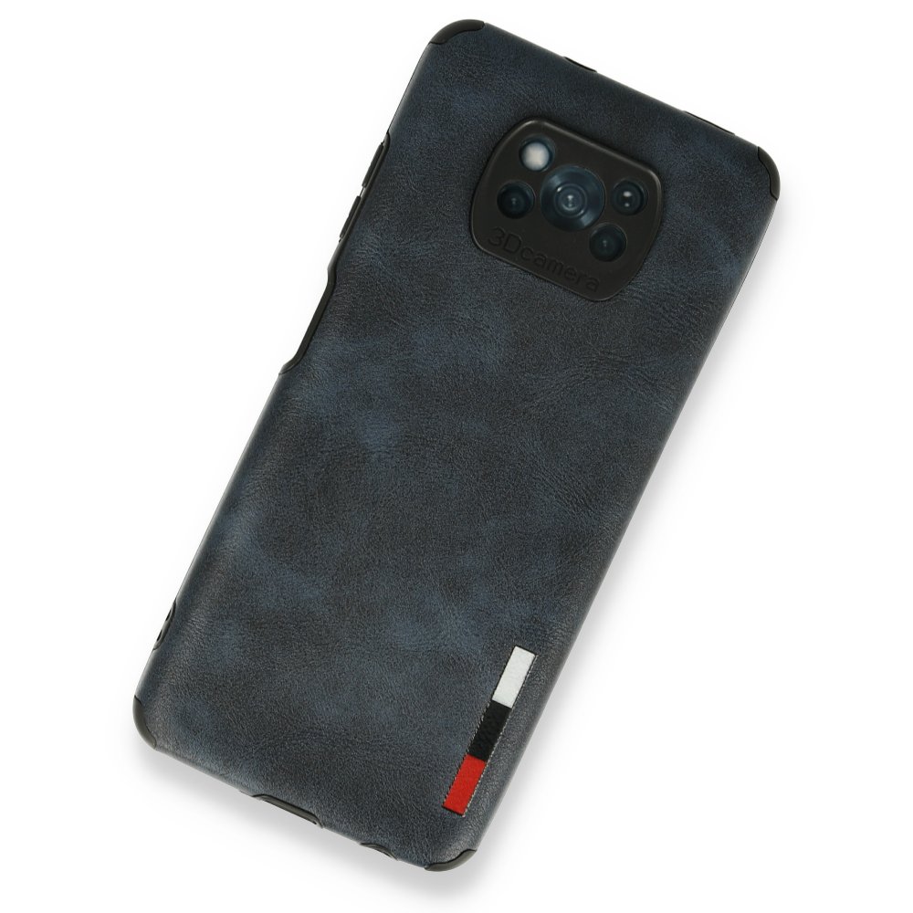 Newface Xiaomi Pocophone X3 Pro Kılıf Loop Deri Silikon - Lacivert