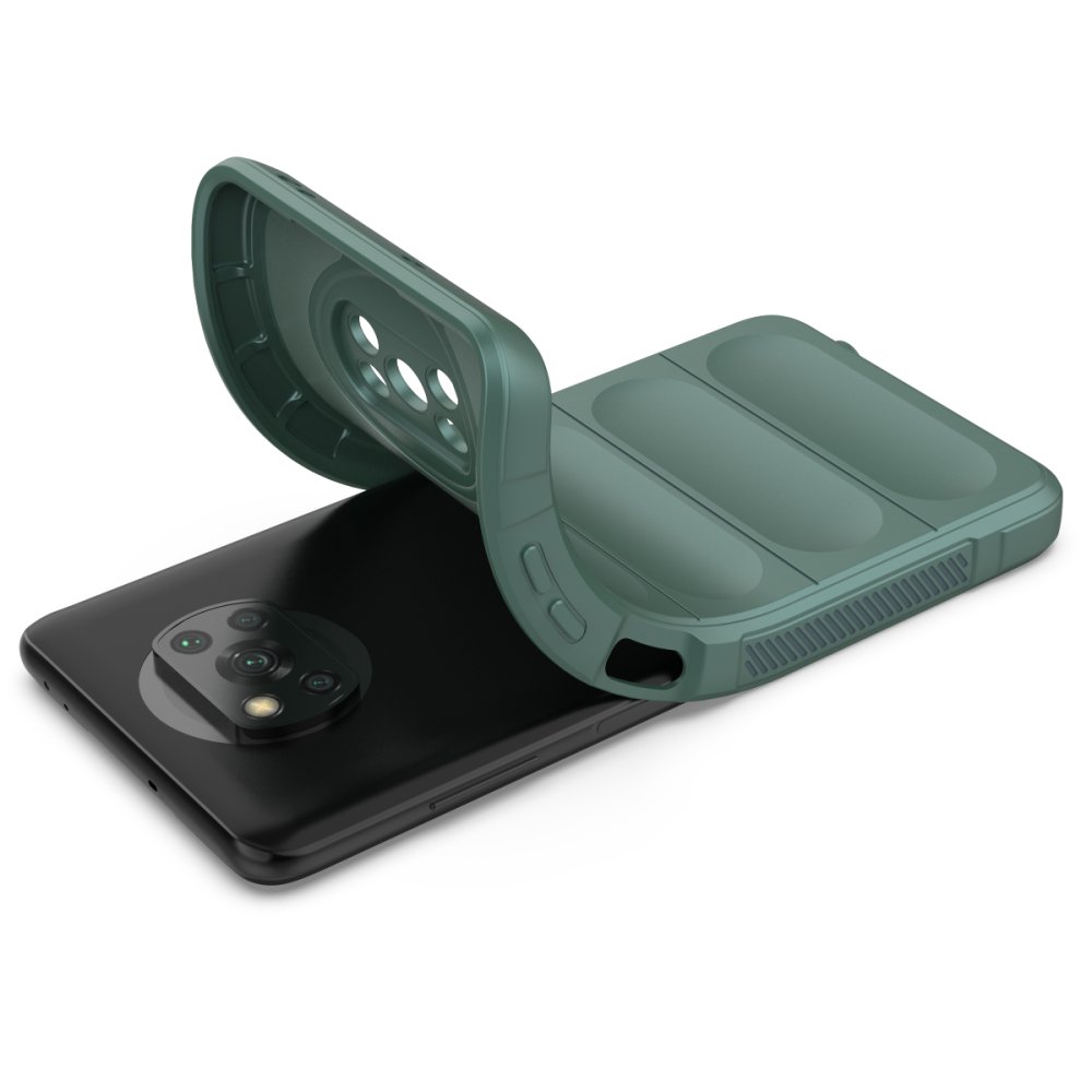 Newface Xiaomi Pocophone X3 Pro Kılıf Optimum Silikon - Koyu Yeşil