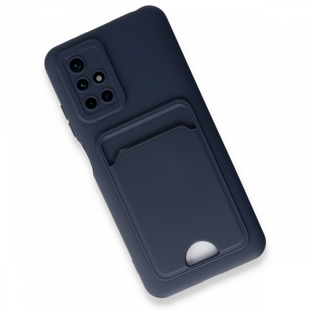 Newface Xiaomi Redmi 10 2022 Kılıf Kelvin Kartvizitli Silikon - Lacivert