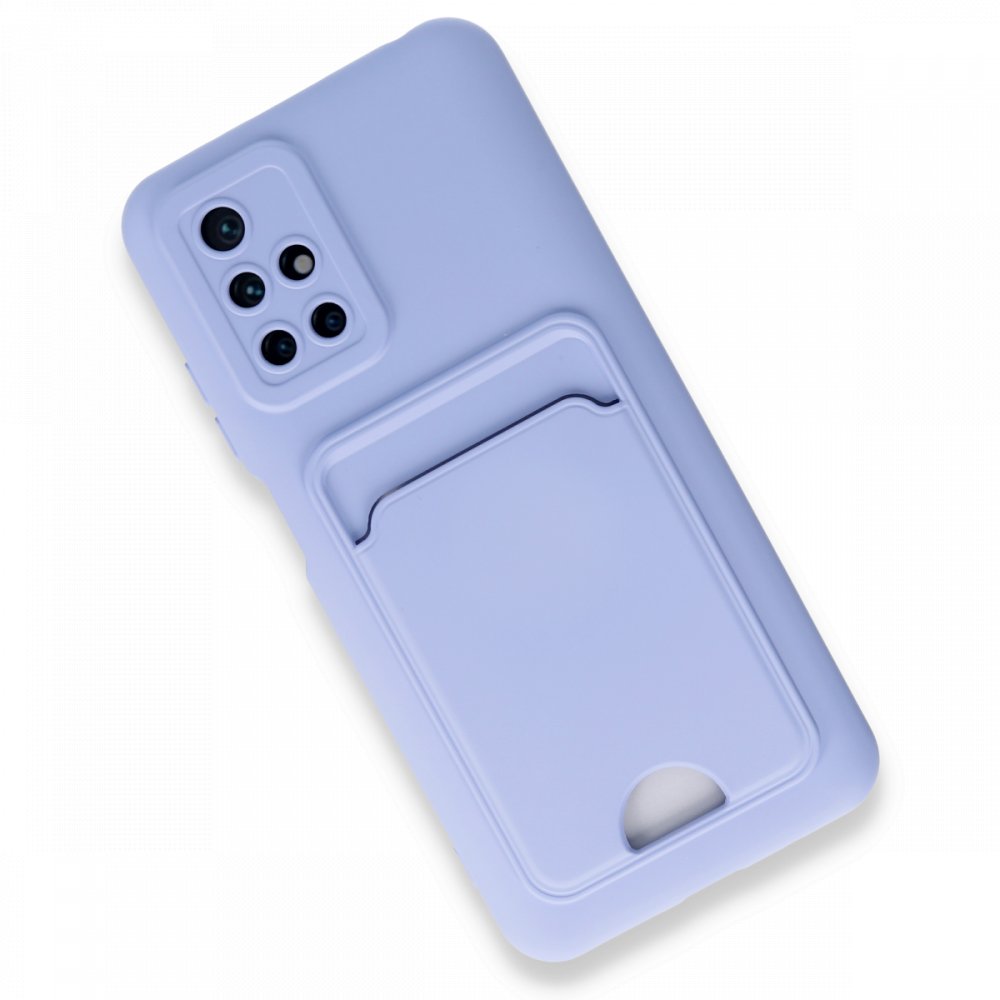 Newface Xiaomi Redmi 10 2022 Kılıf Kelvin Kartvizitli Silikon - Lila